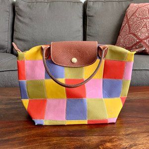 Longchamp Pastel Patchwork Le Pliage Tote Bag